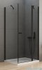New Trendy New Soleo Black 100x80x195 cm kabina prostokątna przejrzyste